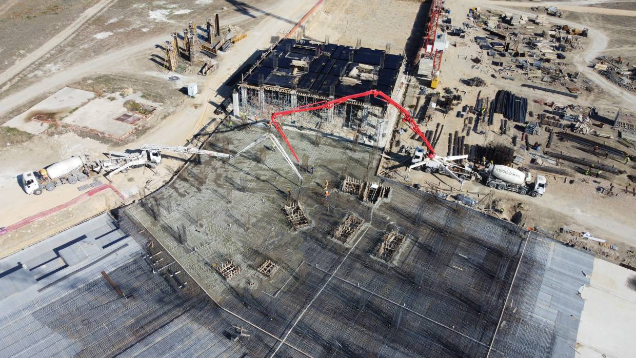 Park Hayat Hastanesi Beton Dökümü